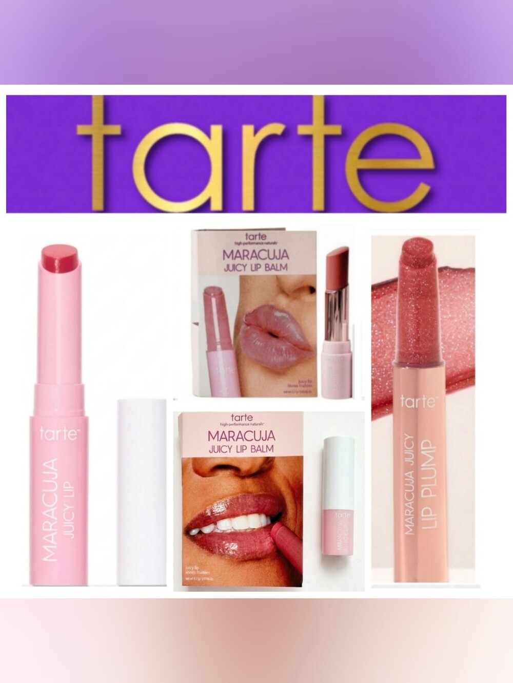 Tarte lip balm, lip pump Lot